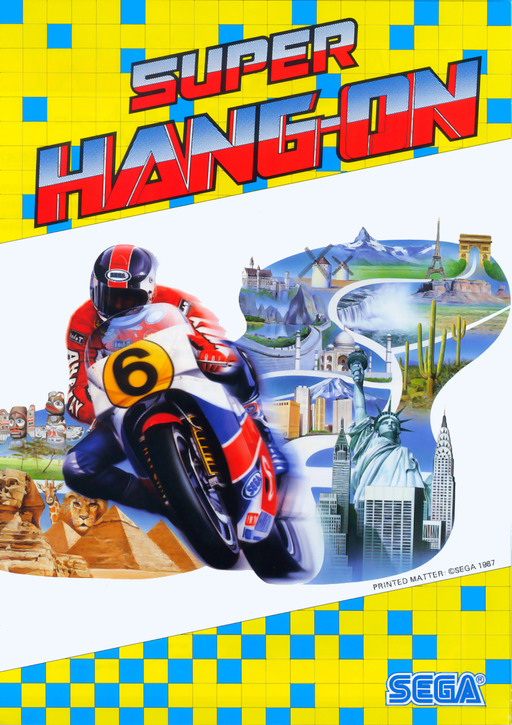 Limited Edition Hang-On Arcade Game Cover